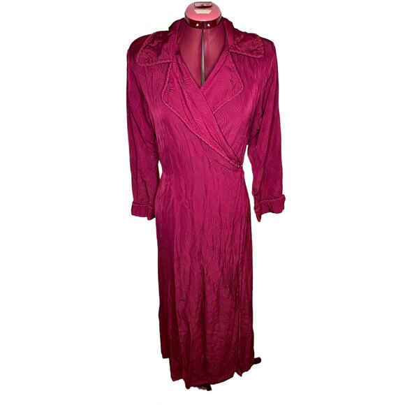 styled by Kamore dressing gown Wrap dress 1940s